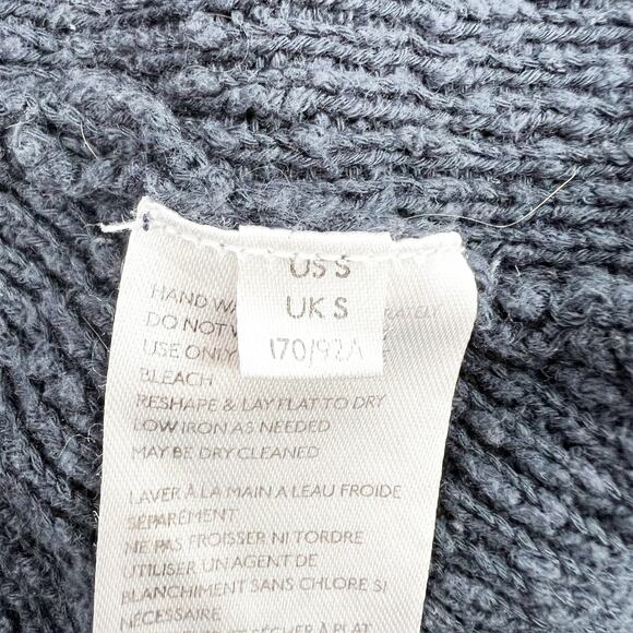 Free People Navy Blue Knit Forever Sweater Long‎ Sleeve Romper S - Picture 7 of 7